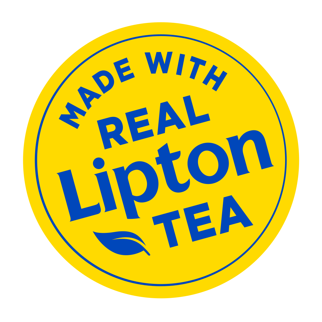 Made with Real Lipton Tea